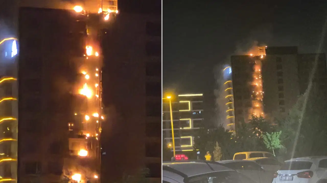 Diyarbakır’da Plaza Yangını: Bina Güvenli Bir Şekilde Tahliye Edildi