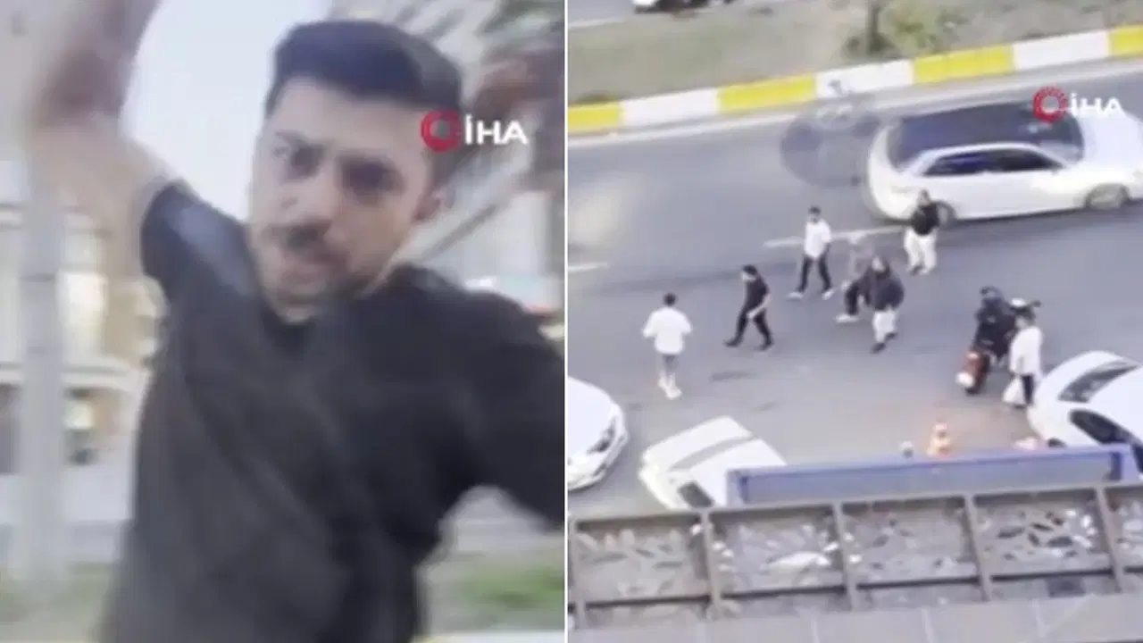 Trafikte Gergin Anlar: Taksi ve Otomobil Sürücüsü Arasında Çıkan Tartışma Kaba Kuvvetle Sonuçlandı