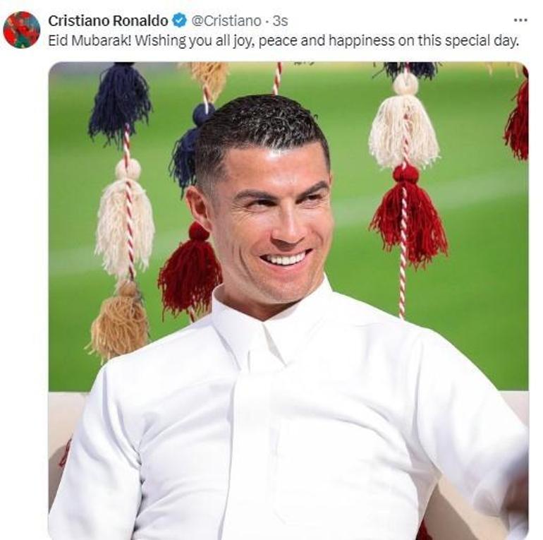 Ronaldo'nun Ramazan Bayramı mesajı