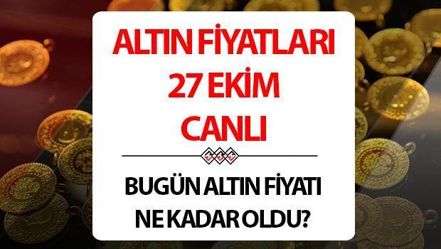 ALTIN ​​FIYATLARI 27 EKIM CANLI – BUGÜN || 45 yılın en iyi performansı! Çekçe, çeyrek, tam ve gram altın fiyatları bugün ne kadar, kaç TL?