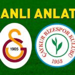 Galatasaray, evinde Çaykur Rizespor'u konuk ediyor! Muhtemel 11'ler…