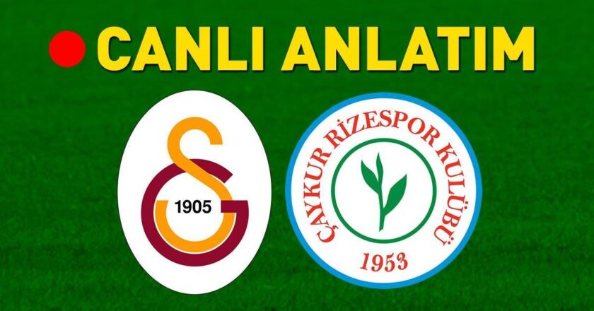 Galatasaray, evinde Çaykur Rizespor'u konuk ediyor! Muhtemel 11'ler…