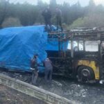 Eyüpsultan’da İETT otobüsü alev topuna döndü